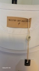 Weston Jon Boucher Shirt Mens XXL White New Tags Short Sleeve Crew Neck T-shirt