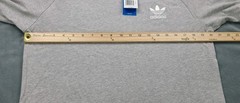 adidas ORIGINALS CALIFORNIA 3 STRIPES TREFOIL HEATHER GREY Tee Men’s Medium