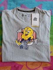 NEW Steph Curry × Under Armour Popcorn: The Show’s About To Start TShirt Small