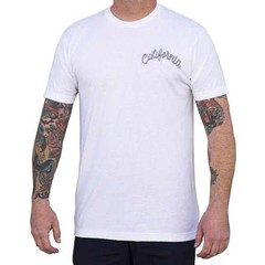 Men’s Long Beach California Surfing Buggy Tattoo Lowbrow Art White Tee T-shirt