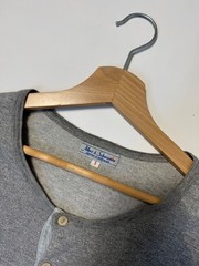 Merz b. Schwanen Men’s Gray Short Sleeve Henley T-Shirt Size 5 M 100% Cotton
