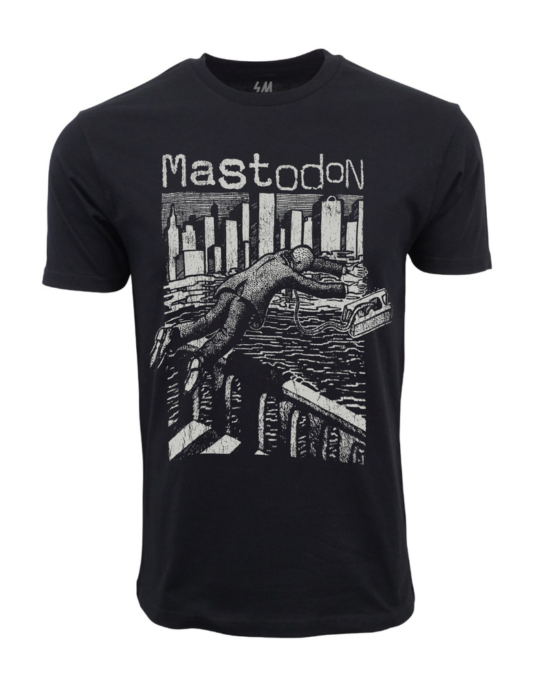 Y2K MASTODON ‘THE JUMPER’ GRAPHIC BLACK T-SHIRT