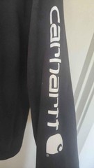 Carhartt Long Sleeve Heavyweight 100% Cotton Graphic T-Shirt Mens Size M