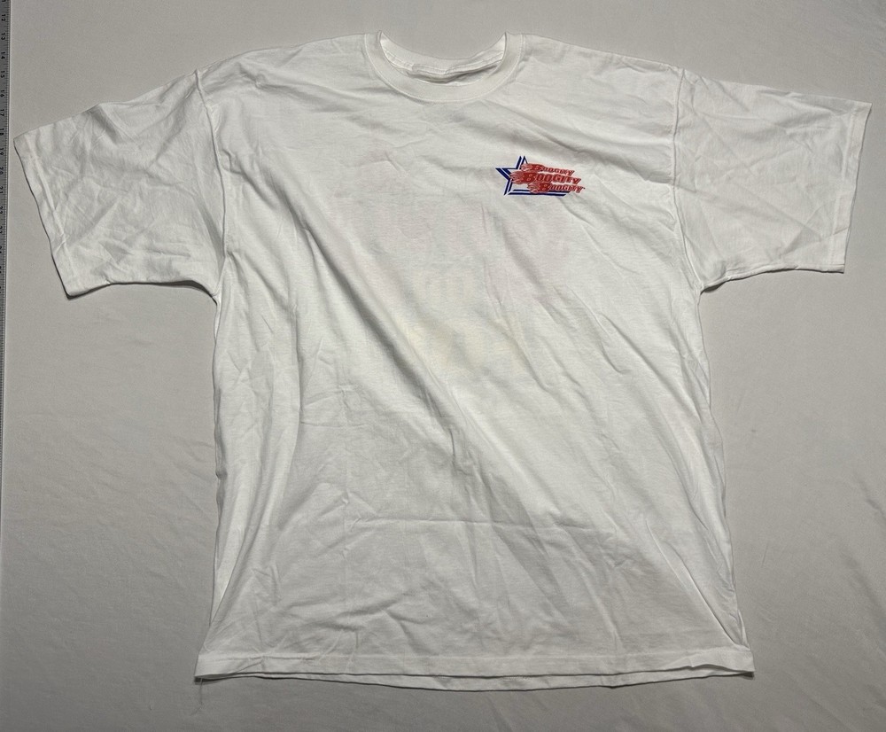 DW on FOX Boogity Boogity Boogity NASCAR T-Shirt 2XL Fruit of the Loom Lofteez W
