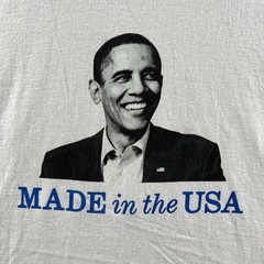Vintage Barack Obama Shirt Mens XL White Birth Certificate President Y2K RARE