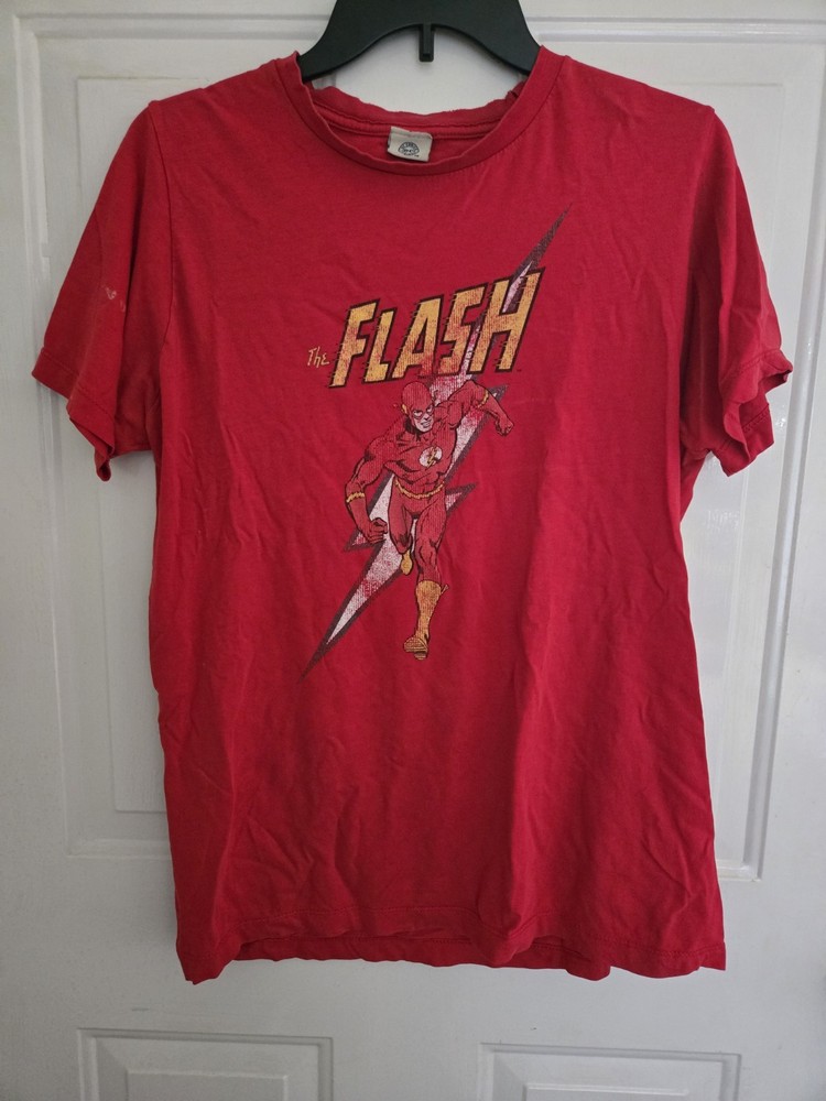 VTG DC Comics Originals The FLASH T-shirt Tee Mens Size Medium