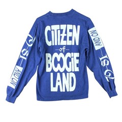 Flippers Roller Boogie Palace Pullover L/S T Shirt Mens S Blue CTZEN BOOGIE LAND