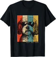 Vintage Maltipoo Dog Mom Dad Kids Unisex Gift T-Shirt