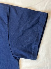 Soffe Navy Blue Short Sleeve BLANK T-Shirt – Cotton – Large – Made in USA