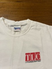 Vtg Trading Spaces TLC Discovery Channel Store S/S White T-Shirt – Men’s XLarge