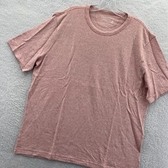 New Faherty Striped Shirt Mens XL Orange Cloud Cotton Soft Short Sleeve Tee B9