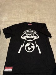 Kid Cudi Members of the Rage Super Human Tee Men’s Size XL Black White UFO
