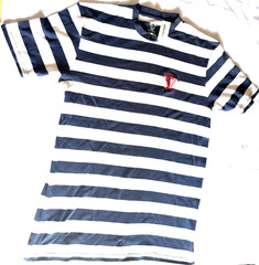 VTG Venetian Casino Hotel Las Vegas USA Made XXL Navy White Striped Tee T Shirt