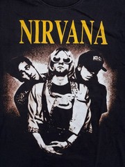 Nirvana Kurt Cobain The Roxx Rock Band T-Shirt Mens (L) Single Stitch Grunge