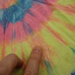 Vtg 90s Tie Dye T Shirt Mens L Rainbow Spiral Hippie Festival Single Stitch Tee