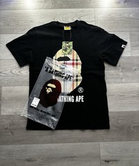A Bathing Ape BAPE Ape Head Graphic Tee Black Short Sleeve Crew Neck Men’s L