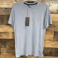 VRST Men’s Size Small Essential Pocket Tee Muted Denim NWT SKU 001