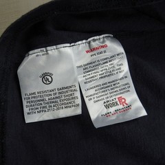 Ariat Shirt Mens Extra Large Blue Henley FR Fire Resistant Cat 2 Workwear
