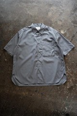 STILL BY HAND 200 Double High-Density Short Sleeve Shirt 46 Slate Gray