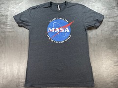 Fiesta Tortillas Gray MASA It’s out of this World 2 sided Austin Texas Shirt Med