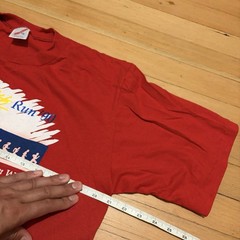 Vintage 90s Jerzees Valley Health Run 5K Mens XL single stitch Mt Rainier