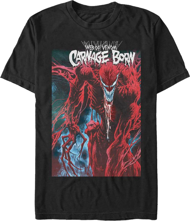 Carnage Marvel T-Shirt 180 GSM | 100% Cotton DTG Print