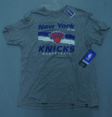 NEW YORK KNICKS BASKETBALL EST 1946 47 T-SHIRT GREY SIZE LARGE NEW WITH TAGS