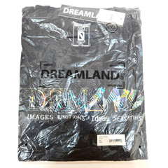 Dreamland Men’s Big & Tall T-Shirt Black Classic Multi Color Design Graphic 6XL