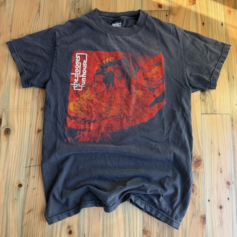 Vintage 2005 Iggy Pop and The Stooges Fun House Album Band T Shirt