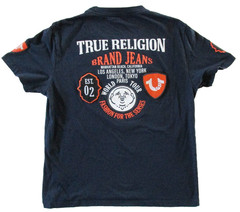 True Religion T Shirt Men’s XL Extra Large Stitched Patches Preppy Smart Casual