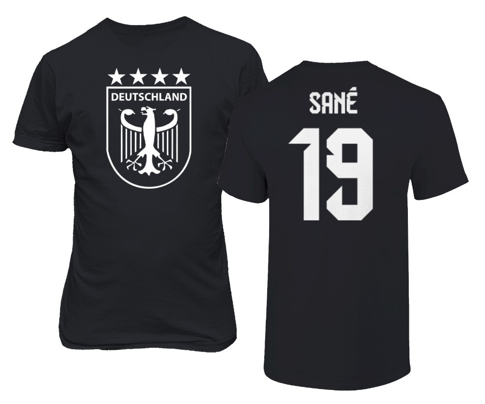 German Soccer #19 Leroy Sane World Football Fans Adult and Youth T-Shirt