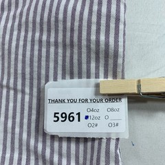 Stafford Button Down Shirt Mens Size 16.5 Purple White Striped Wrinklee Free
