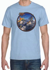 Adult DryBlend® T-Shirt – (B-17 SUPERFORTRESS BOMBER – WWII AIRPLANE/ PLANE)