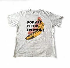 Uniqlo Men’s M White Graphic Tee Pop Art Is For Everyone Banana Print