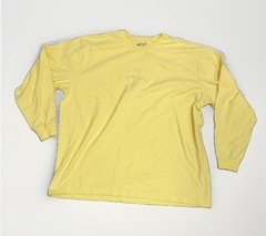Carhartt Yellow Loose Fit Cotton Knit Crew Neck Long Sleeve T-Shirt Men 2XL
