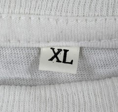 Hong Kong Boat Graphic T-Shirt White Size XL