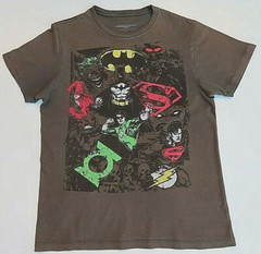 Justice League, Joker, Batman, Superman Men’s T-Shirt Size M