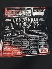 Ice Nine Kills The Silver Screamathon Mens T Shirt Black Size Xl