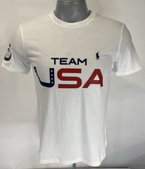 Polo Ralph Lauren NWT S Small T-Shirt Team USA Olympics White New