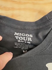 Migos Tour 2018 Graphic Logo Black Long Sleeve T-shirt Mens Medium