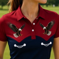 USA 250 Years of America Golf Polo Men Eagle 1776-2026 American Flag (S-5XL)