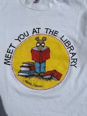 Vintage Marc Brown “Arthur” Meet You At The Library Cartoon Tee. Rare!