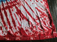 Liquid Blue American Flag Tie Dye USA All Over Print 2XL BIG Red White Blue NWOT