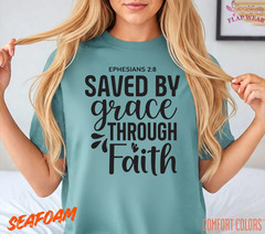 Unisex Saved By Grace Throu T-Shirt, Men T shirt,Women T shirt Gift ReligionTop