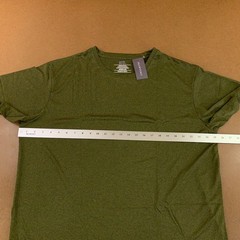 Akawooko Mens 3X-Large Olive Green Classic Short Sleeve Crew Neck T-Shirt NWT