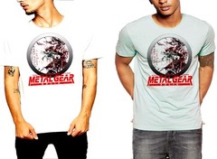 Brand New Metal Gear T-Shirt Vintage Raiden Cyborg Tactical Espionage Action Tee