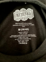 BEETLEJUICE Black SCREEN PRINT SHORT SLEEVE CREW NECK T-SHIRT Sz M*
