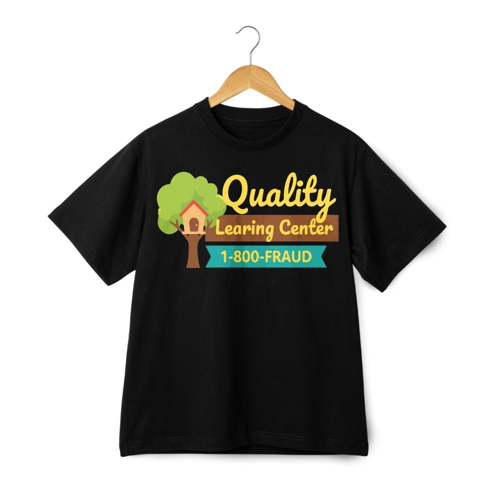 Quality Learning Center Graphic T Shirt Funny Parody Design Unisex Tee