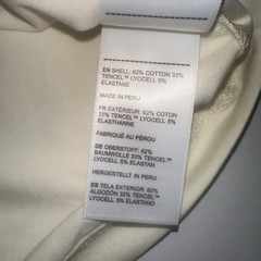 UnTuckit EcoSoft Berry Mens L Tshirt White Pocket Cotton Tencel Crewneck Peru