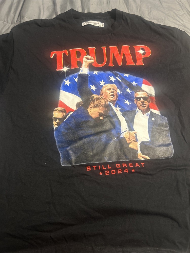 HEADGEAR CLASSICS USA JERSEY Donald TRUMP Still Great 45 47 T Shirt SIZE MENS XL